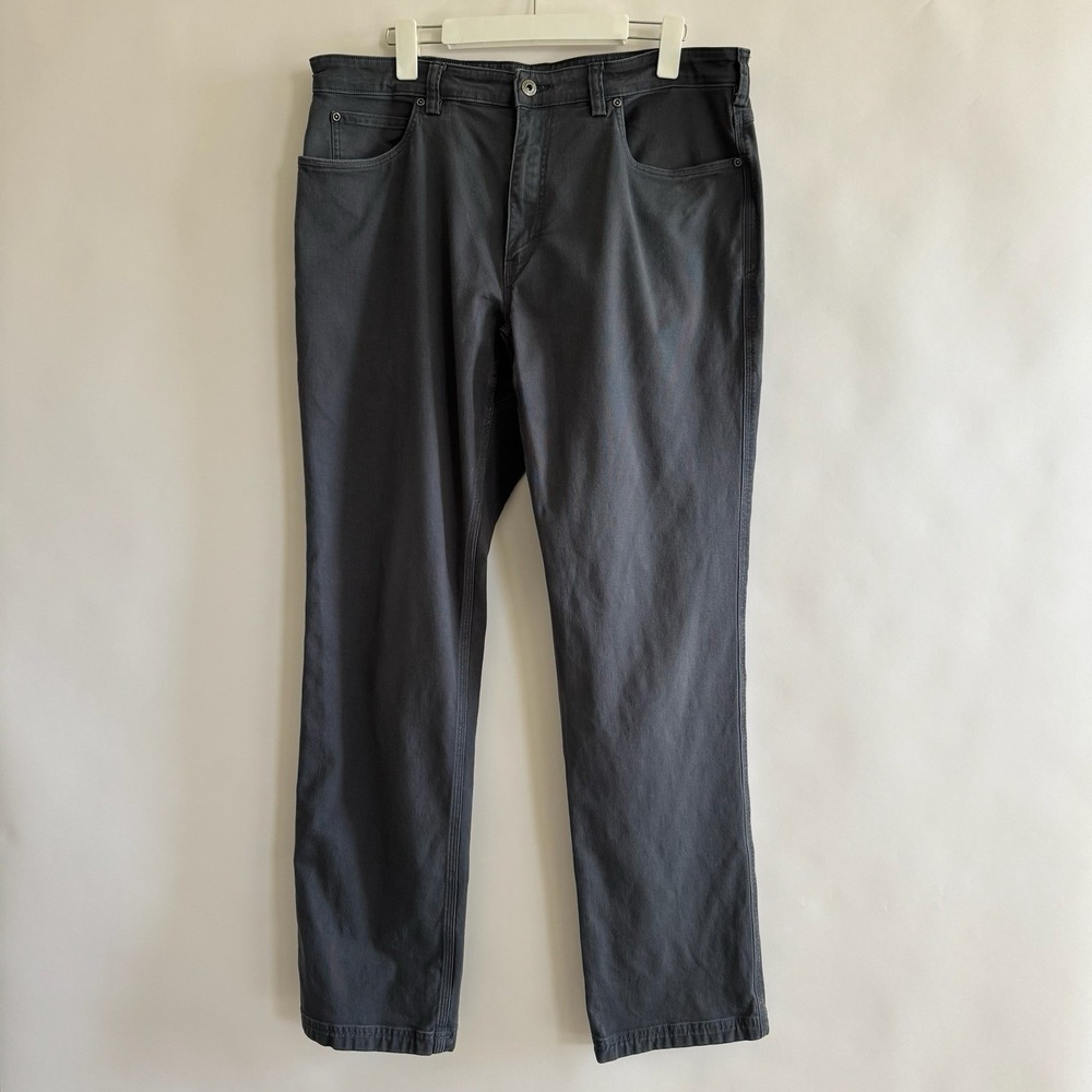 Duluth Trading Company Mens Flex Fire Hose‎ Jeans Gray 38x34